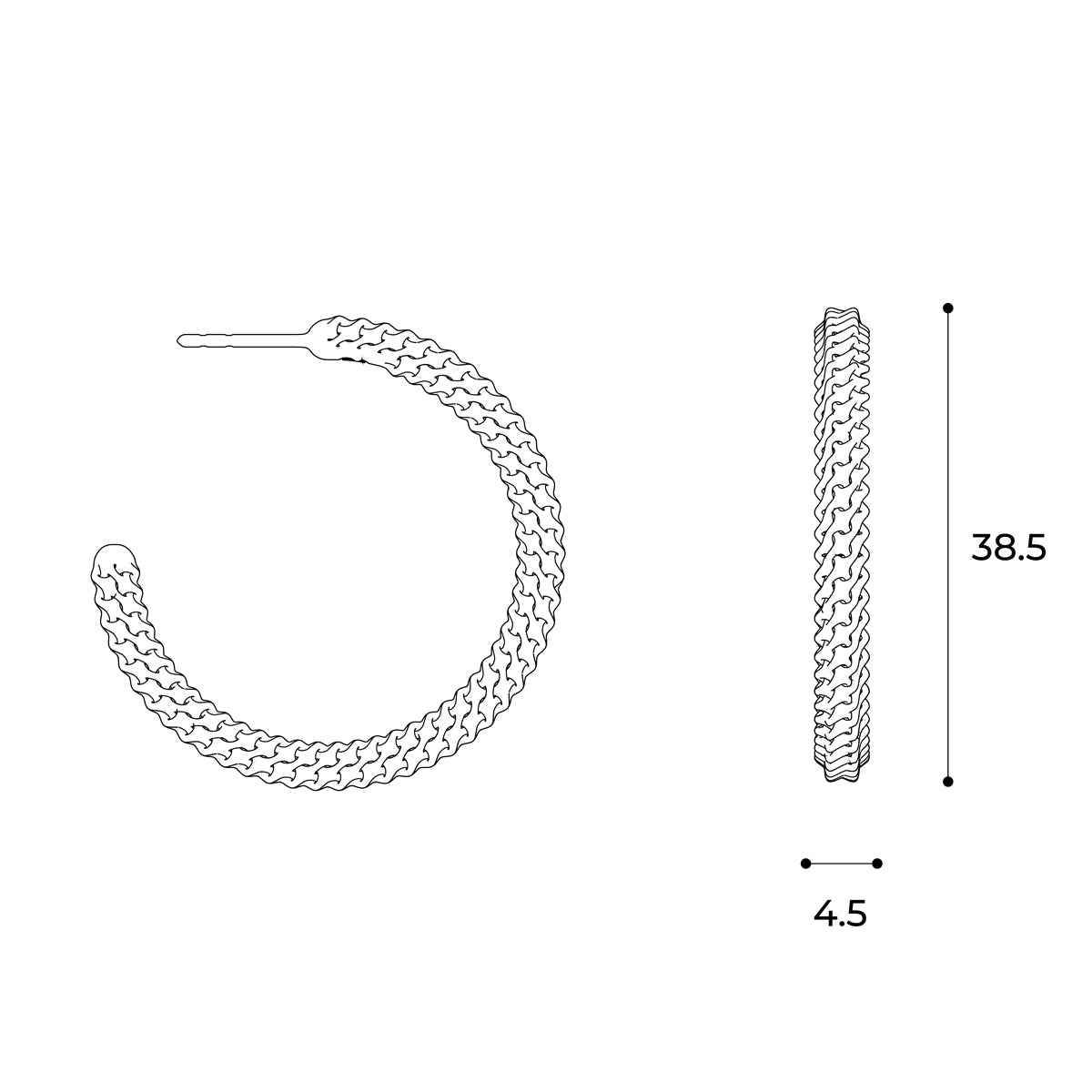 SIAN, product: Ina Earrings Large (fig. 3)