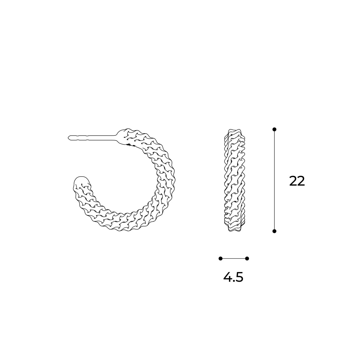 SIAN, product: Ina Earrings Small (fig. 4)
