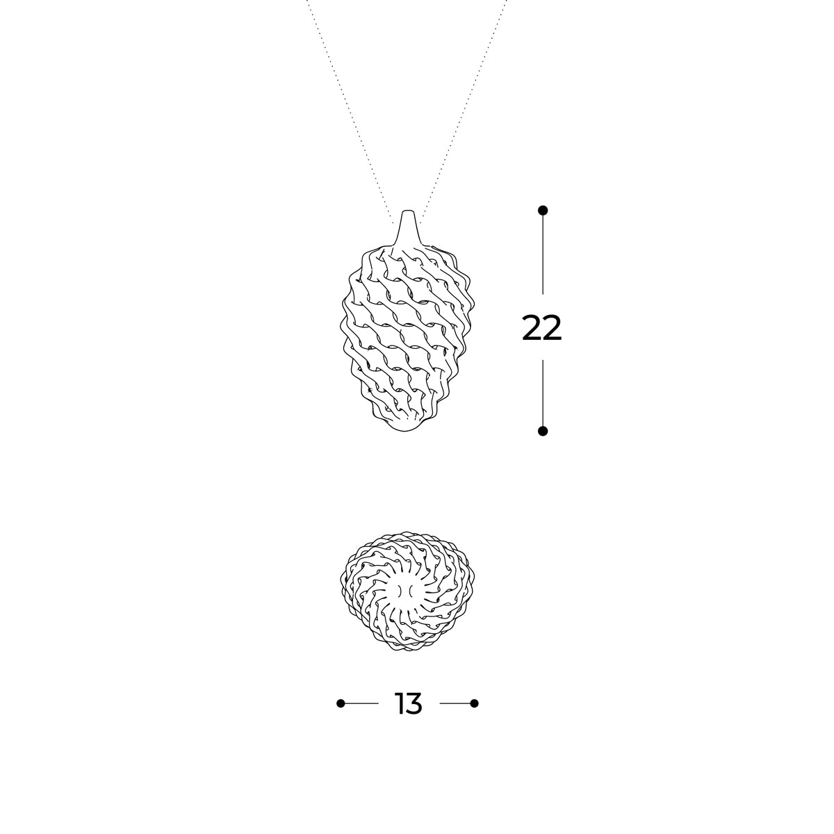 SIAN, product: Neta Pendant Small (fig. 5)