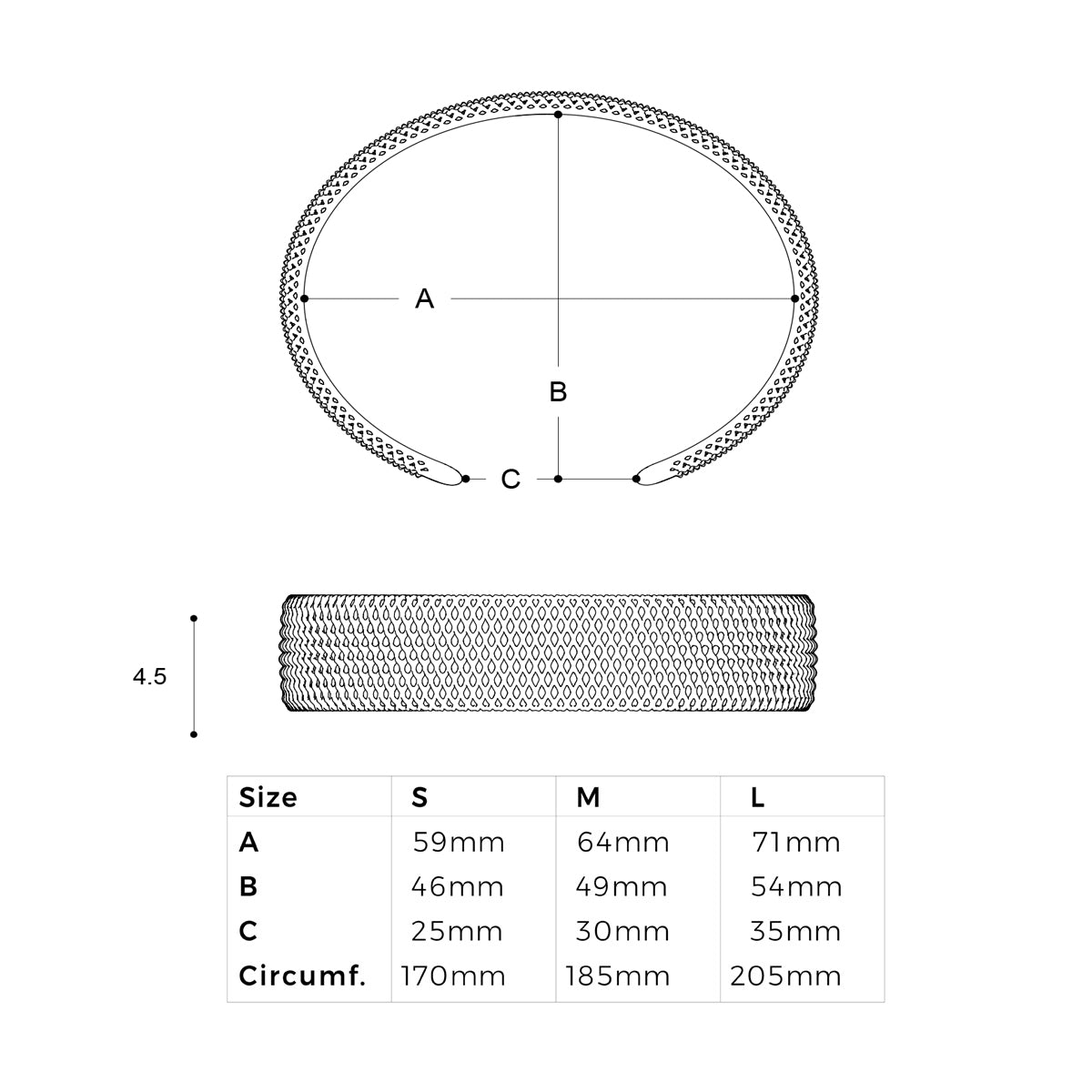 SIAN, product: Iva Bangle Wide (fig. 4)